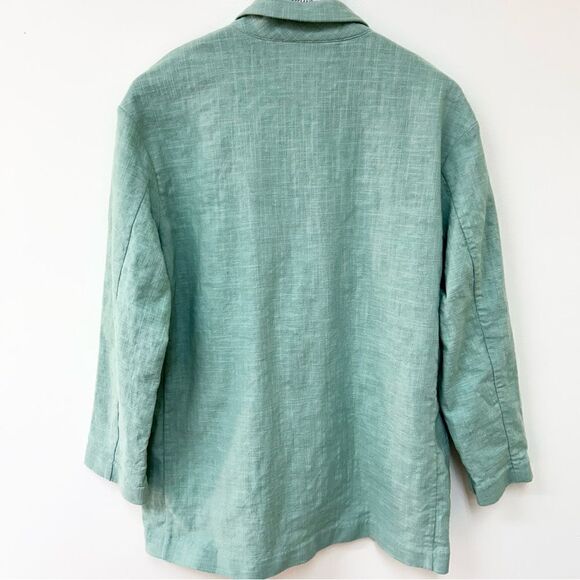 NWOT Free People Aureta Carrie Linen Blazer Large - Picture 6 of 8